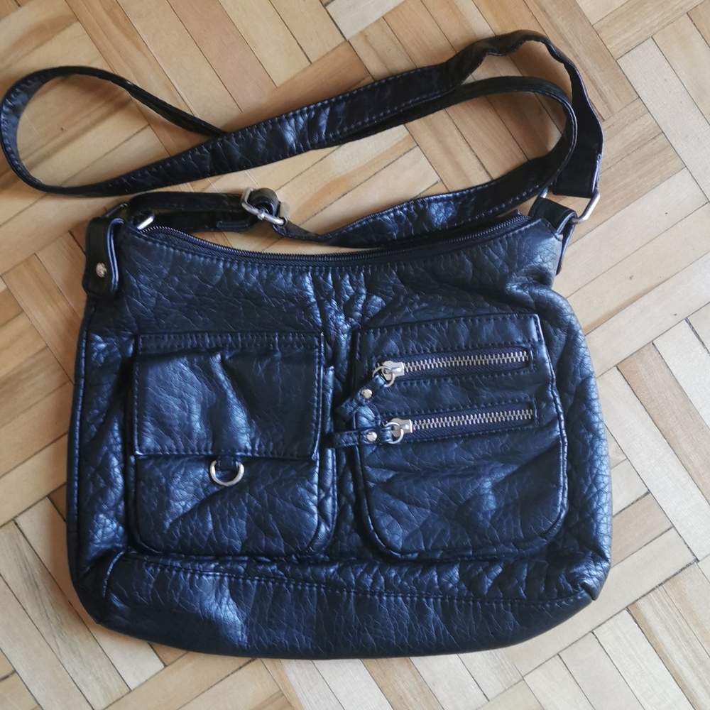 Vintage pebbled leather purse/bag